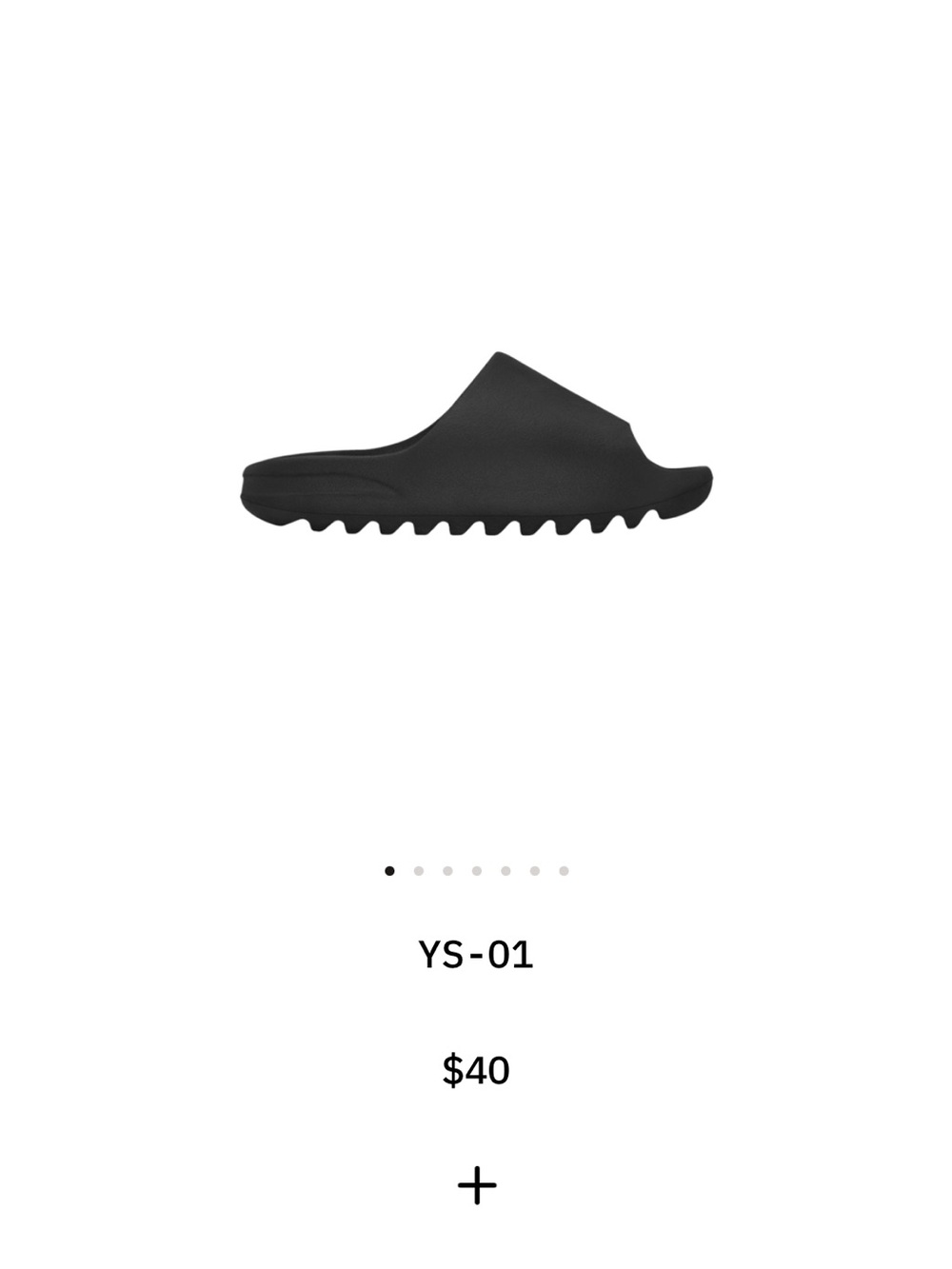 YS-01 Black Slide Sandal